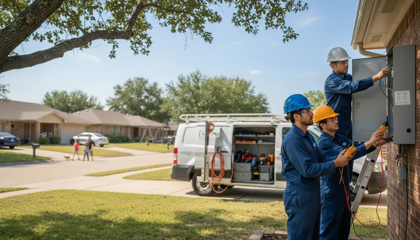 Certified electrician providing emergency electrical services in Cairo, WV